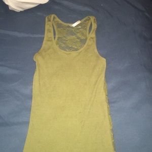 Dark green, medium sized tank top